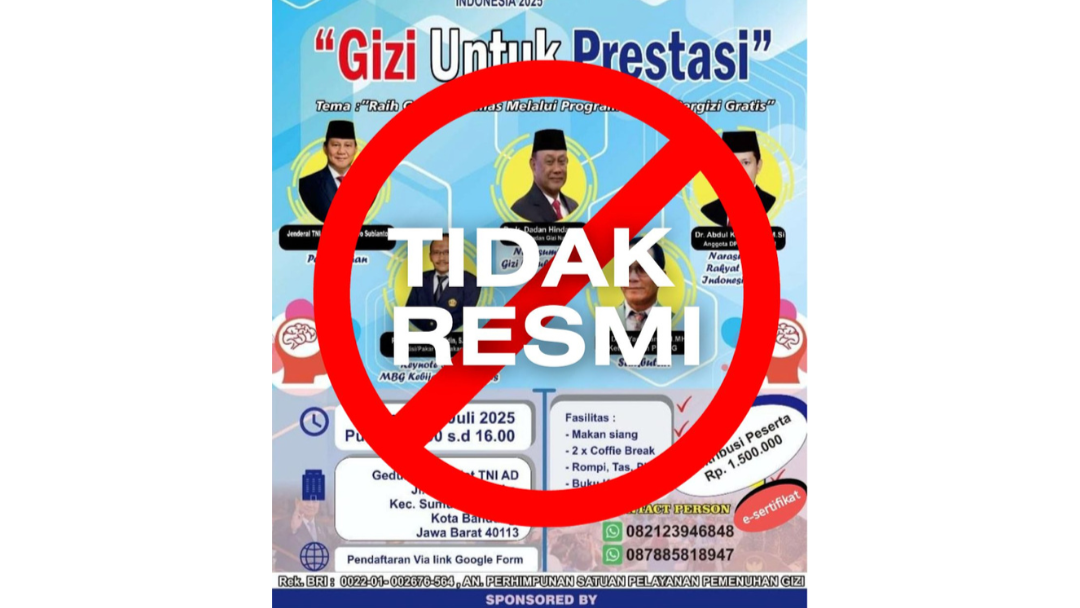 BGN Samosir Tegaskan Kegiatan Deklarasi dan Seminar PSPPG di Bandung Bukan Kegiatan Resmi