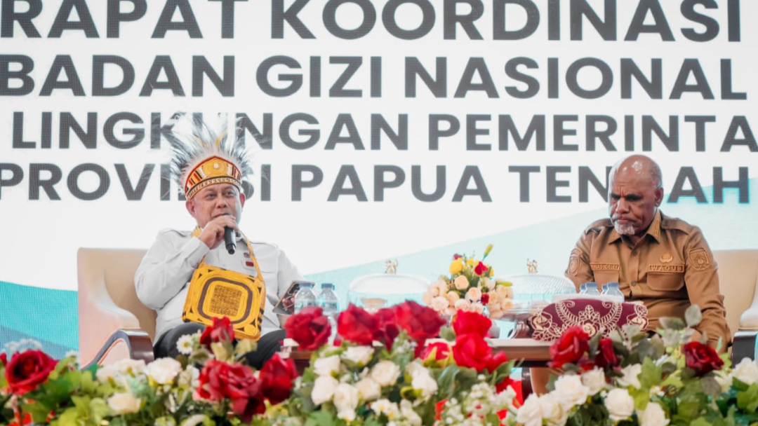 Kepala Badan Gizi Nasional Samosir Gencarkan Program Makan Bergizi Gratis di Papua Tengah, Prioritaskan Kearifan Lokal